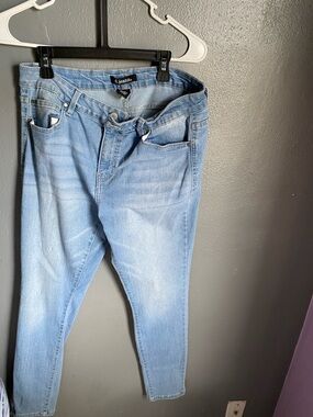 d. jeans Light Blue Slim Fit Denim Jeans